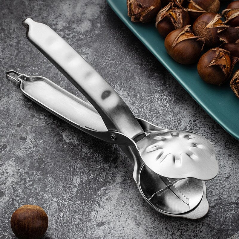 Hjemix | Rustfritt Stål Nøtt Kastanjebolle Åpner