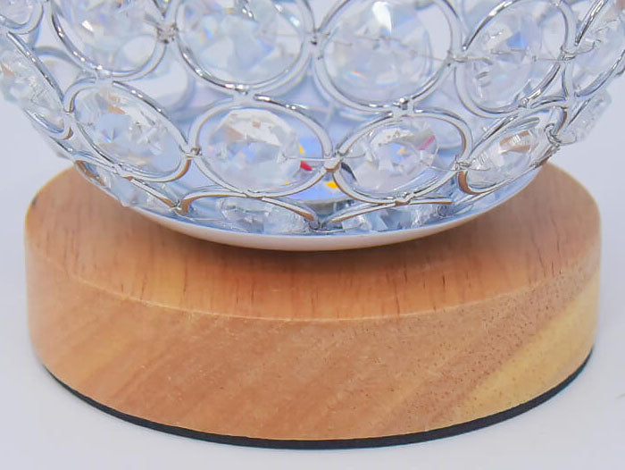 Hjemix | Moderne Minimalistisk Rund USB Oppladbar LED Nattlampe Bordlampe
