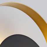 Hjemix | Moderne Minimalistisk Jern Sirkel Ring 1-Lyskilde Vegglampe For Soverom