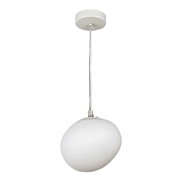 Hjemix | GloStone | Elegant Glass Pebble Pendant Light