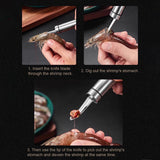 Hjemix | Rustfritt Stål Reker Rensverktøy