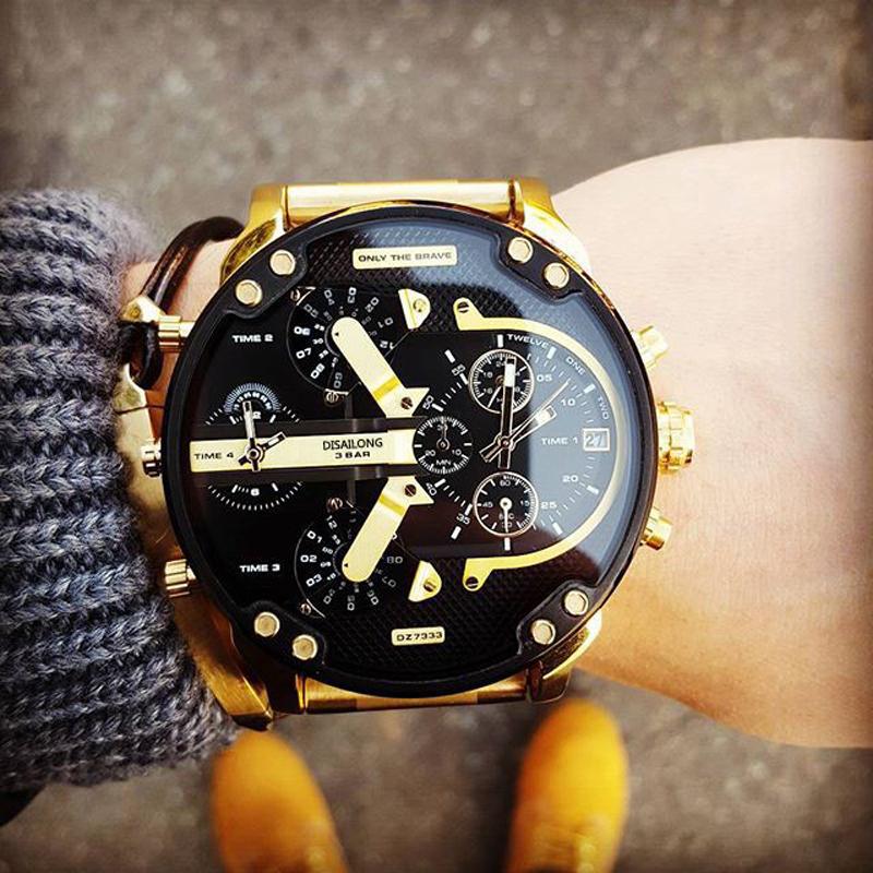 Hjemix | Rustfritt stål kronograf kvartsur