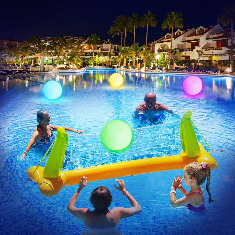 Hjemix | LED Lykt 16 Farger Glødende Strandball