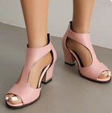 Hjemix | Lær Orthopediske Hæl Sandaler