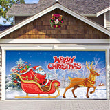 Hjemix | Snow Garage Door Banner Ornament