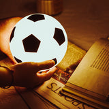 Hjemix | Kreativ Fotball Silikon LED Nattlys USB Lading Bordlampe
