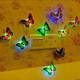 Hjemix | 12-pak: LED sommerfugl dekorasjon nattlys