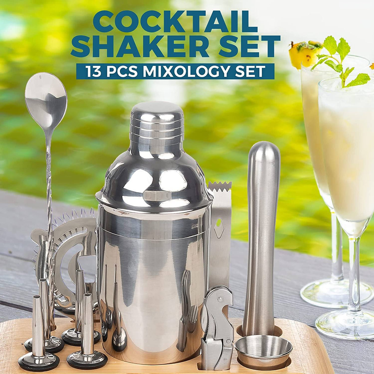 Hjemix | 12-Delt: Cocktail Shaker Sett