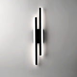 Hjemix | Alana Moderne LED Veggbelysning - Elegant Svart/Gold Veggbelysning for Stue og Soverom