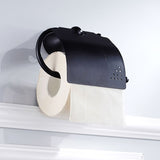 Hjemix | Metallbaderom sett 4-delt Tradisjonell stil Svart badeaccessoriesett