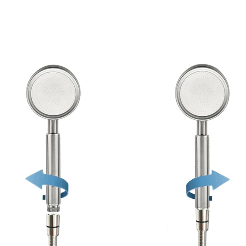 Hjemix | Rund Håndholdt Dusjhode Vannbesparende Dusjhode Laget av Rustfritt Stål