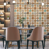 Hjemix | Multi-Tonal Stil Vinyl Plank Gulv Peel og Stick Porselen Flis Utseende PVC Gulv
