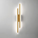 Hjemix | Alana Moderne LED Veggbelysning - Elegant Svart/Gold Veggbelysning for Stue og Soverom