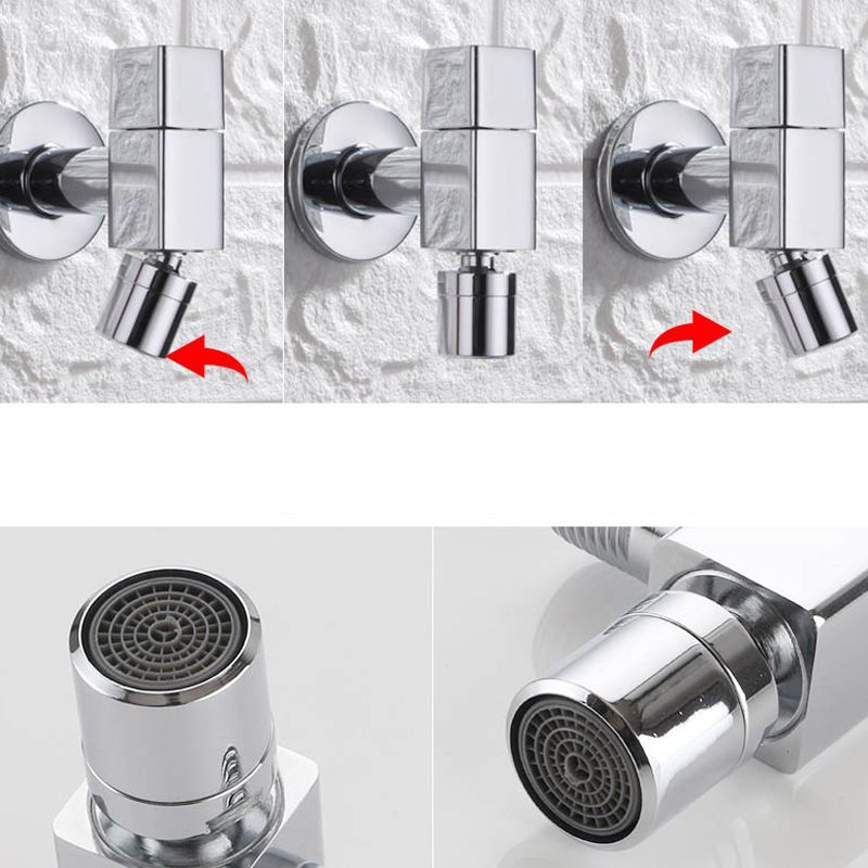 Hjemix | Moderne Vegghengt Baderomsbatteri Knott Håndtak Solid Messing Rundt Batteri
