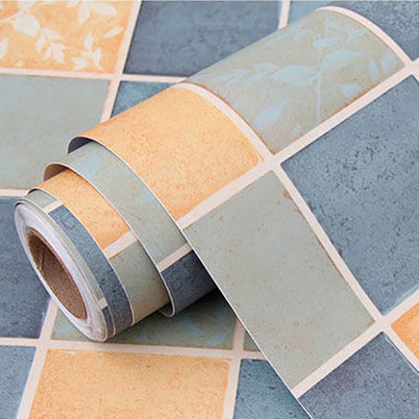 Hjemix | Moderne Vinylgulv Geometrisk Mønster Selvklebende PVC Gulv