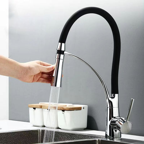 Hjemix | Moderne 1-hånds kraner Kobber Berøringsfri med Vann Dispenser Standard Kjøkkenkran
