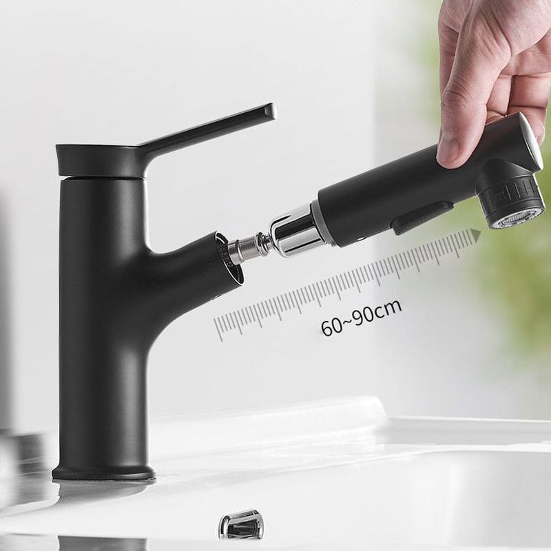 Hjemix | Moderne Design Badkran Enkelt Håndtak Blandebatteri med Vannslange