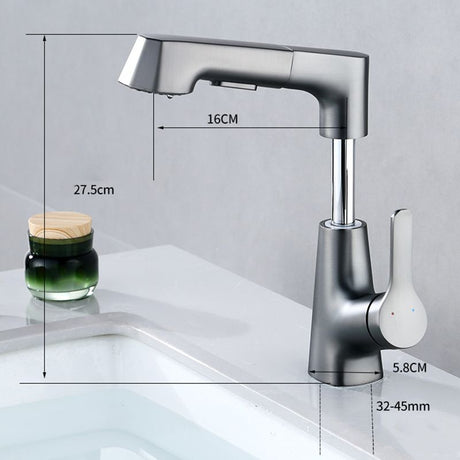 Hjemix | Moderne Kran Solid Kobber Centerset Baderomskran