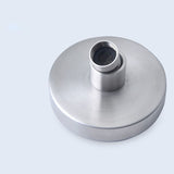 Hjemix | Rustfritt Stål Dusj Kombinasjon Rund Fast Dusjhode med Dusjarm