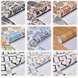 Hjemix | Multi-Tonal Stil Vinyl Plank Gulv Peel og Stick Porselen Flis Utseende PVC Gulv