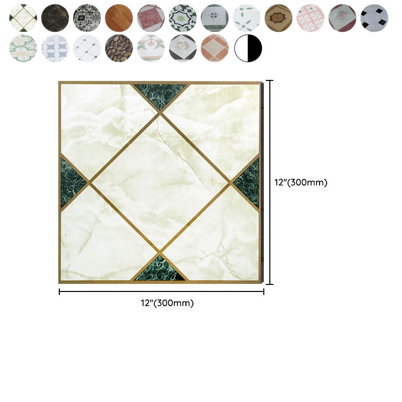 Hjemix | Peel and Stick PVC Gulv Matte Vinylgulv med Steintlook