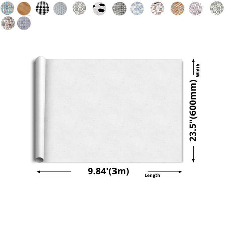 Hjemix | Multi-Tonal Stil Vinyl Plank Gulv Peel og Stick Porselen Flis Utseende PVC Gulv