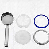 Hjemix | Rund Håndholdt Dusjhode Vannbesparende Dusjhode Laget av Rustfritt Stål