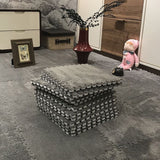 Hjemix | Fargefading Resistant Teppeflis Solid Color Interlocking Teppeflis