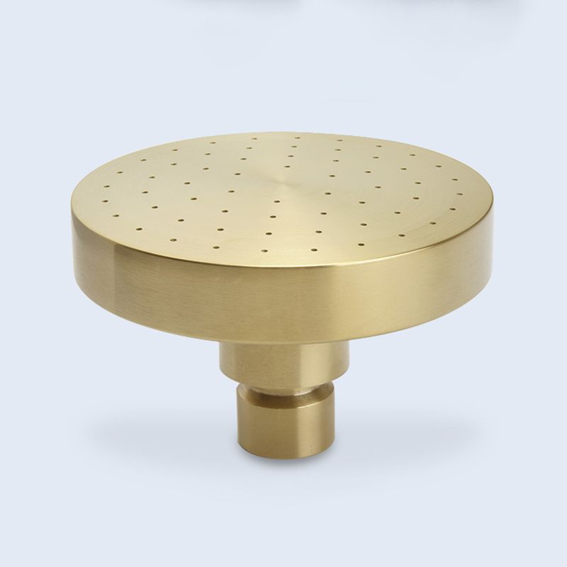 Hjemix | Rustfritt Stål Dusj Kombinasjon Rund Fast Dusjhode med Dusjarm