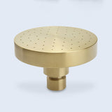 Hjemix | Rustfritt Stål Dusj Kombinasjon Rund Fast Dusjhode med Dusjarm