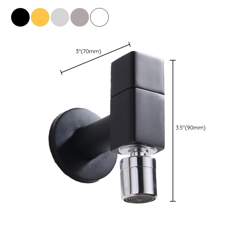 Hjemix | Moderne Vegghengt Baderomsbatteri Knott Håndtak Solid Messing Rundt Batteri