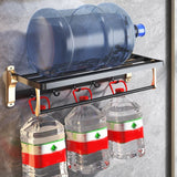 Hjemix | Svart & Messing Badesett Moderne Stil Badeaccessoirer Som Individuelt Stykke Eller Som Sett