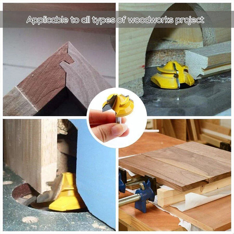 Hjemix | Router Bit 45-graders limfuge låsemiter