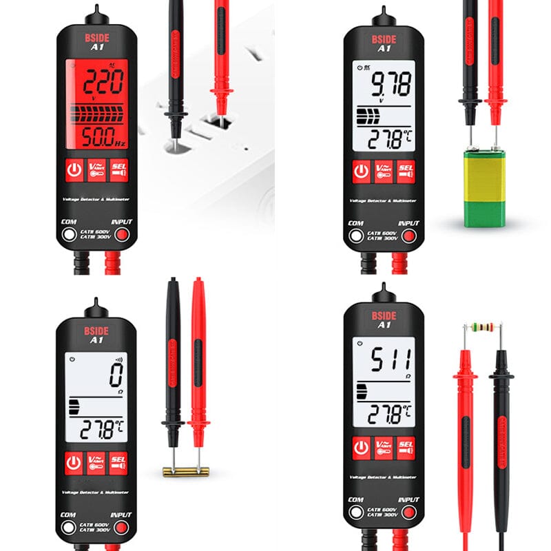 Hjemix | A1 Helautomatiske Anti-Brenner Intelligent Digital Multimeter
