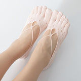 Hjemix | Sommer Lav Sko Tå Sokkene