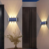 Hjemix | Modern Simplicity Solarlampe Vanntett Rektangulær ABS PMMA LED Vegglampe For Utendørs Patio