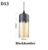Hjemix | EternaGlow Pendellampe laget av Glass og Tre | Elegant Design for Ditt Hjem