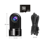 Hjemix | 1080P HD Mini ADAS Dashcam med 360° rotasjonsfunksjon