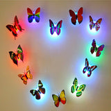Hjemix | 3D LED Sommerfugl Dekorasjon Nattlys