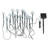 Hjemix | LED Solcelle Lyskjede Bakke Stake Sopplamper