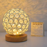 Hjemix | Moderne Minimalistisk Rund USB Oppladbar LED Nattlampe Bordlampe