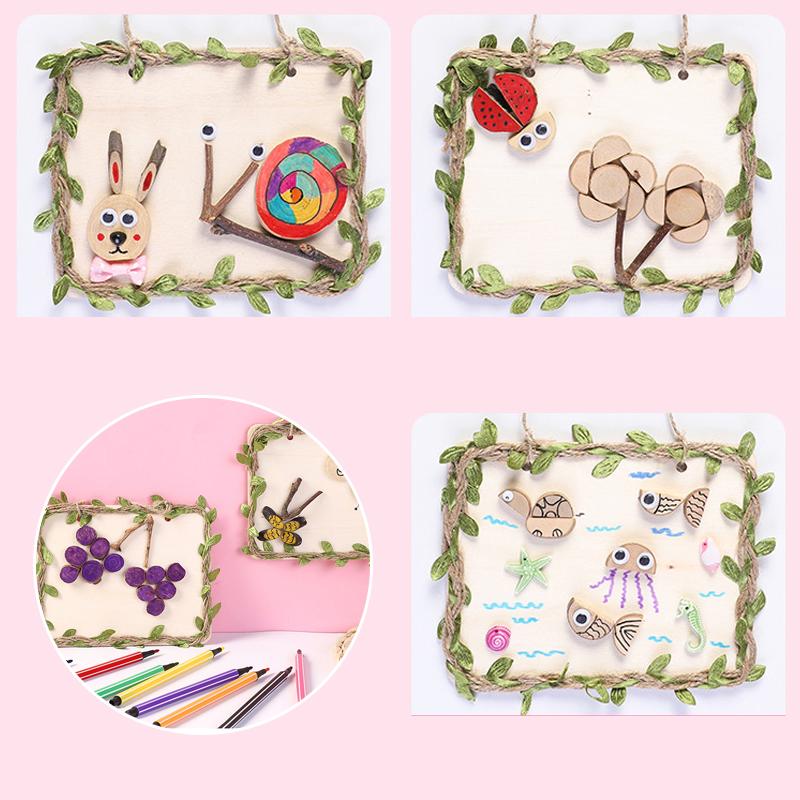 Hjemix | Kreativ DIY Trestamme Maleri Dekorasjon