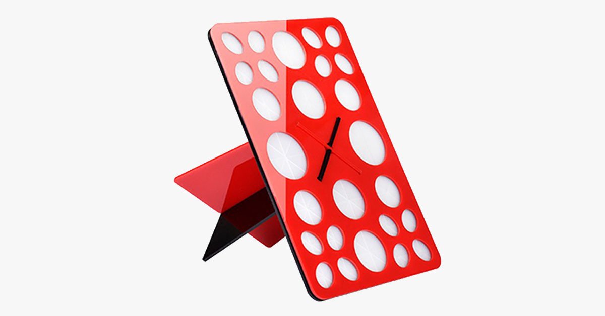 Hjemix | Brush Dry Organizer – Profesjonelt tørk dine sminkebørster