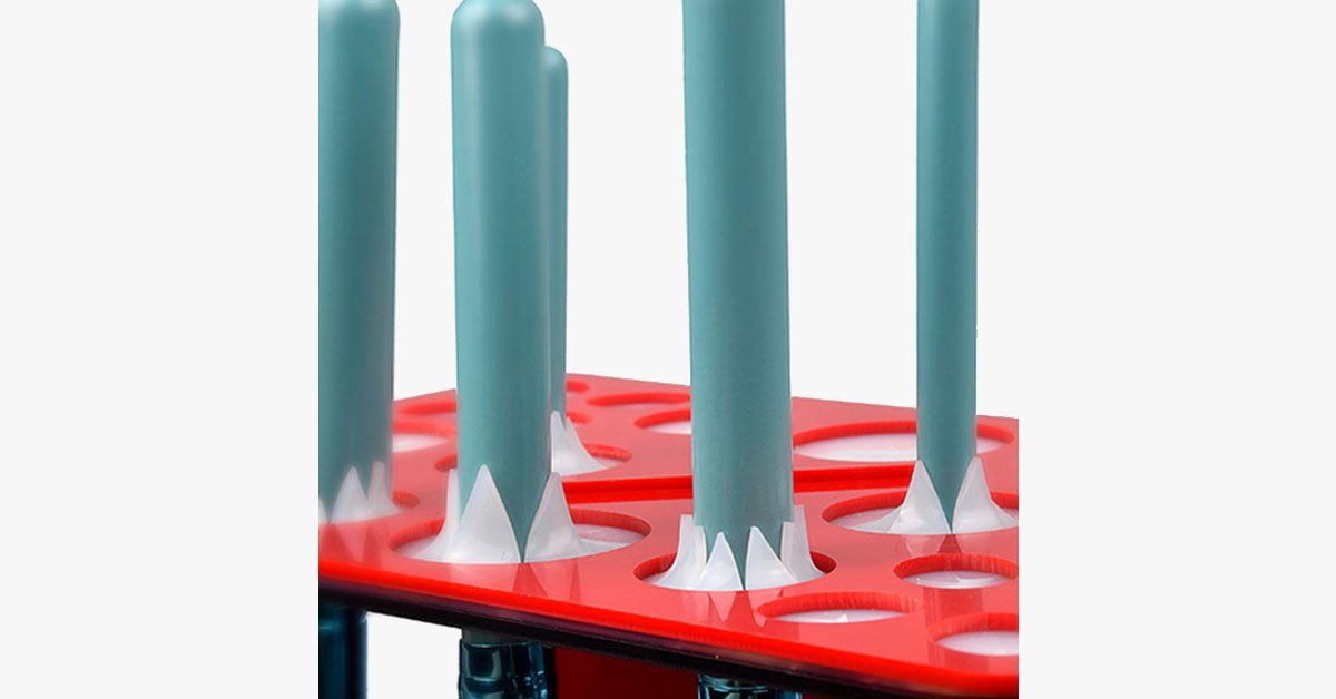 Hjemix | Brush Dry Organizer – Profesjonelt tørk dine sminkebørster