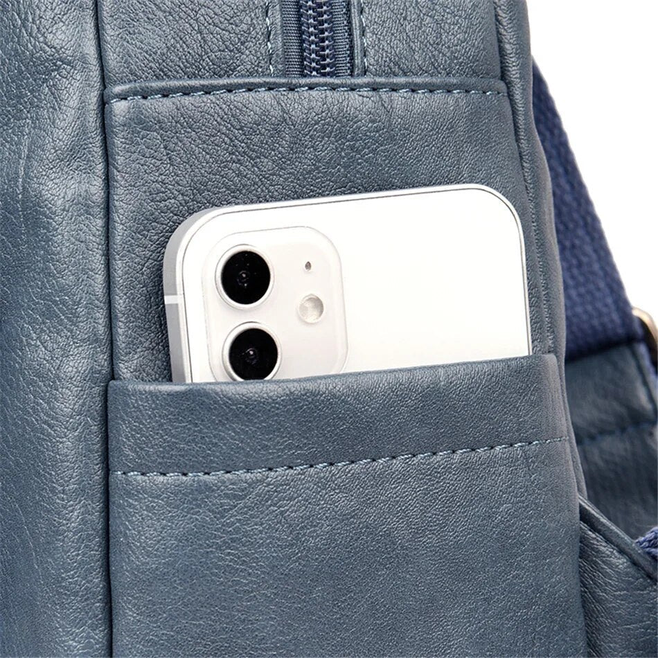 Hjemix | Lærryggsekk for Kvinner