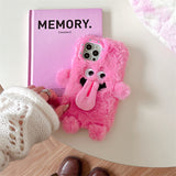 Hjemix | Morsom tungsten ut plush telefonholder for iPhone