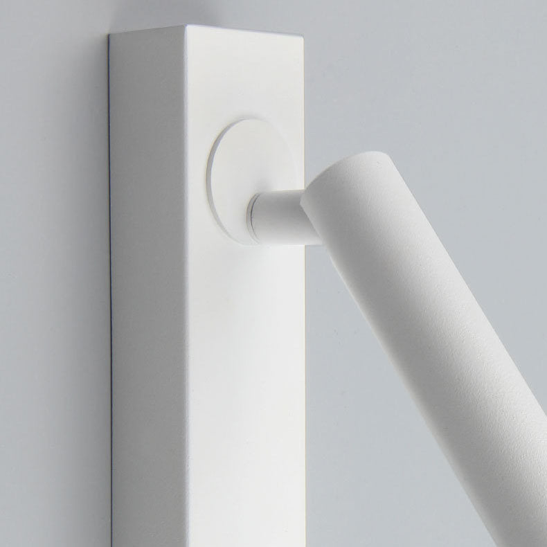 Hjemix | LumeFocus Rek rektangulær LED Vegglampe | Justerbar Vinkel | Minimalistisk Design | Leselampe | Varmt Lys