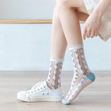 Hjemix | Sommer Kvinne Gjennomsiktige Sokker