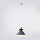 Hjemix | AuroraLite Nordic Pendant Lamp | Metal Design | 1-Light | Modern Color Options