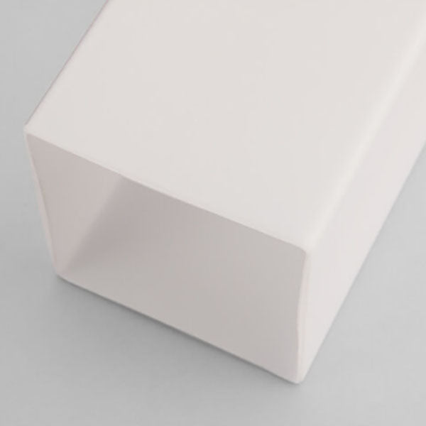 Hjemix | Moderne minimalistisk massiv trefirkantet glass søyle 1-lys vegglampe